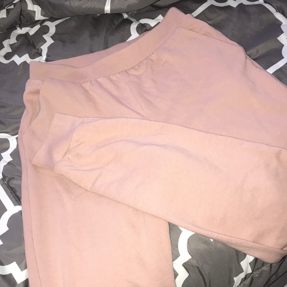Pastel pink sweatpants/joggers